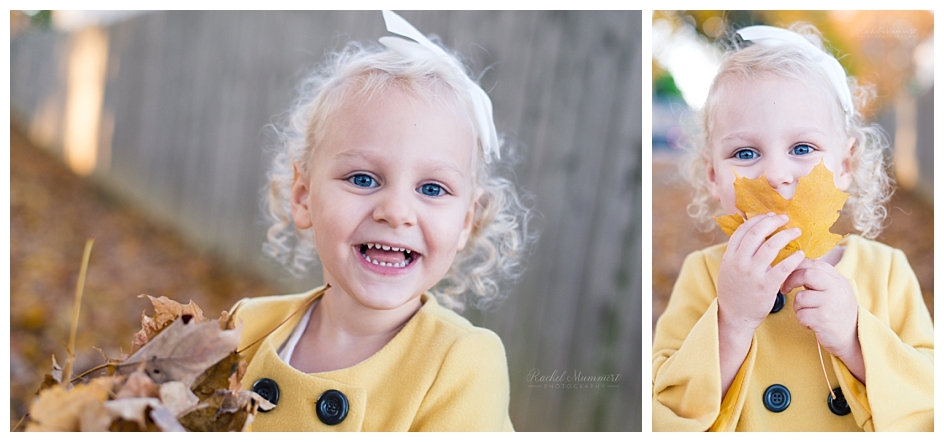 Three year old fall portraits with Rachel Mummert Photography in Hanover, PA