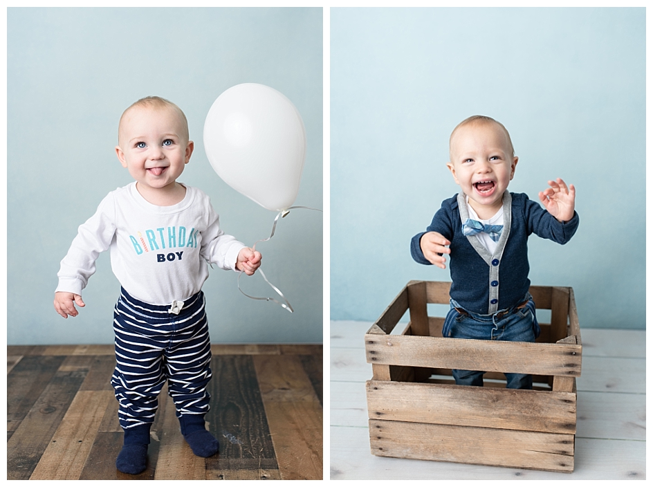 First birthday portrait session with rachel mummert photography